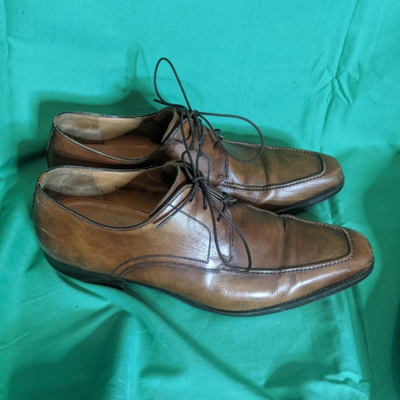 Magnanni Shoes Magnanni Brown Leather Derby Shoes Poshmark